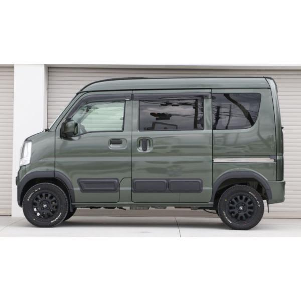 SILKROAD シルクロード SUZUKI エブリィ ワゴン DA17W エブリィ バン DA17V サイドパネル シボブラック 620-O45S | 傷防止 泥よけ 飛び石 保護 サイド