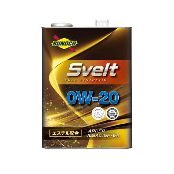 SUNOCO スノコ エンジンオイル SVELT スヴェルト 0W-20 1L缶 | 0W20 1L