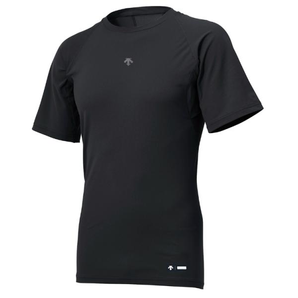 DESCENTE デサント 丸首半袖アンダーシャツ ブラック M DB5SUD10M BK00 | スポーツ スポーツウェア 野球 ソフトボール メンズ 野球ウェア