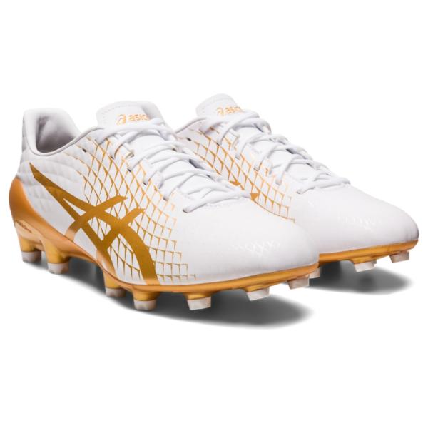 asics アシックス MENACE 4 WHITE/PURE GOLD 26.5 1111A195 104 | スポーツ 靴 シューズ 26.5 メンズ ラグビー 柔らかい 白 ホワイト ゴールド