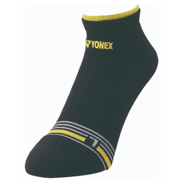 YONEX ヨネックス メンズスニーカーインソックス ブラック 19242 7 | テニスウェア バドミントンウェア 靴下 ソックス メンズ 男性用 大人用 テニス