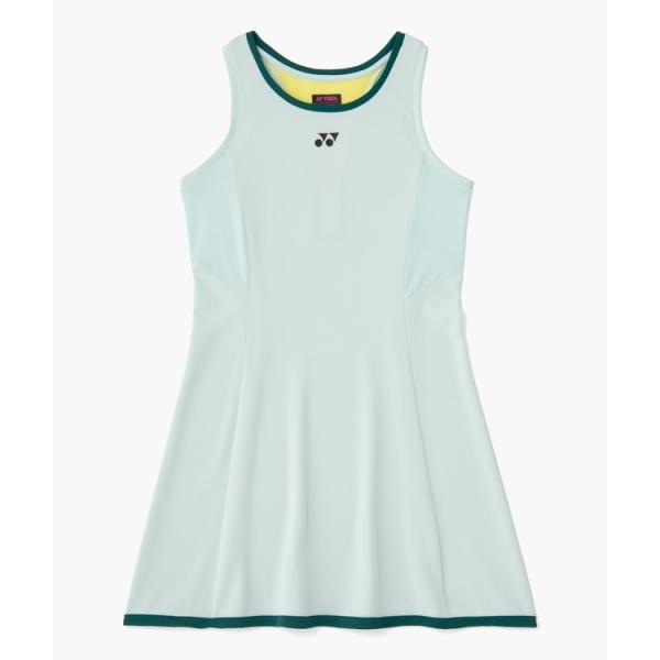 YONEX ヨネックス ウィメンズワンピース アイスブルー L 20938 308 | スポーツ トレーニング ウエア ウェア ワンピース ノースリーブ スリーブレス インナー