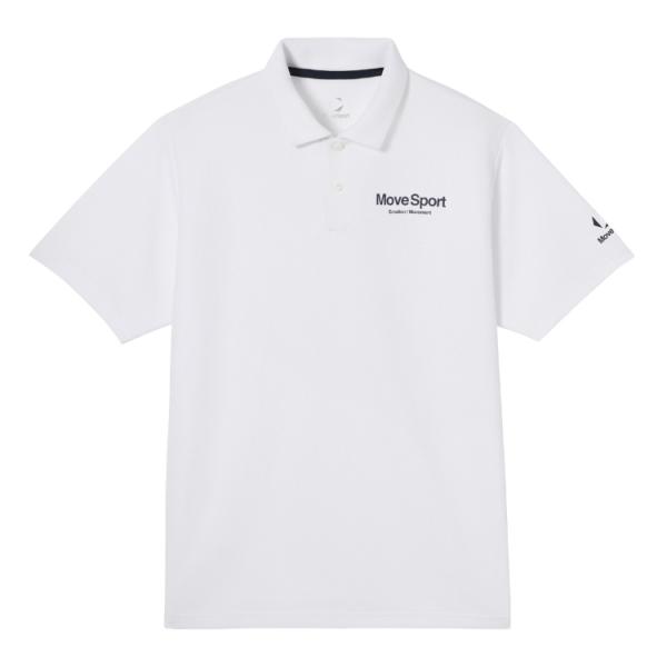 DESCENTE デサント 高通気襟付きシャツ ホワイト XO ST6SHS04M WH00
