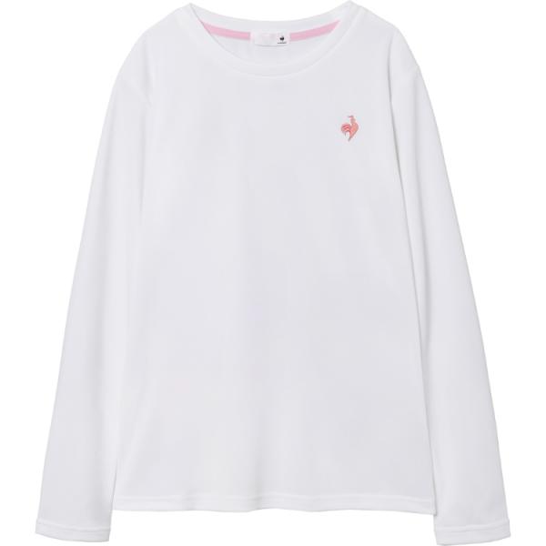 le coq sportif ルコック リサイクルポリエステル長袖Tシャツ ホワイト