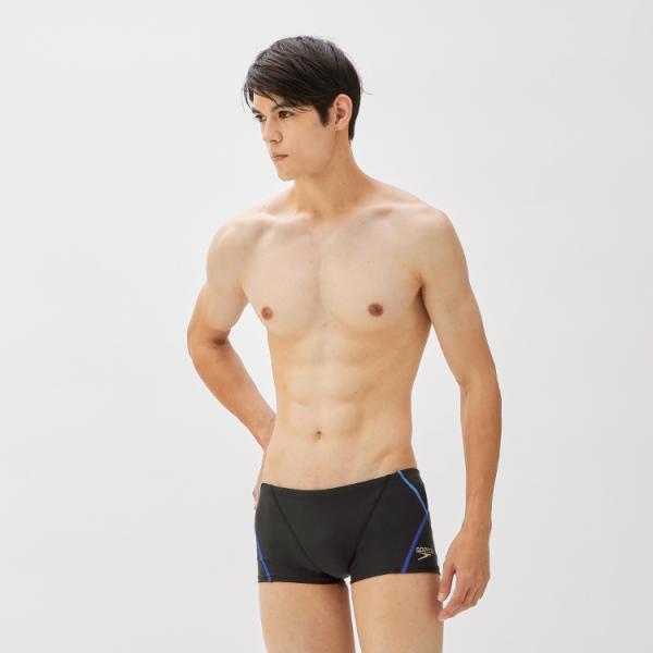 speedo スピード PUSH UP TURNS BOX ブルー SSサイズ ST52301 BL | スポーツ 水着 スイムウェア ビキニ ボックス メンズ 耐塩素性 ストレッチ性 レッグ丈