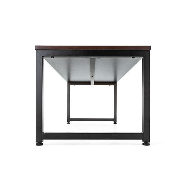 ローデスク 座デスク ローテーブル ダークブラウン 幅100cm 奥行45cm 耐荷重30kg 木目調天板 YKDESKL004BR