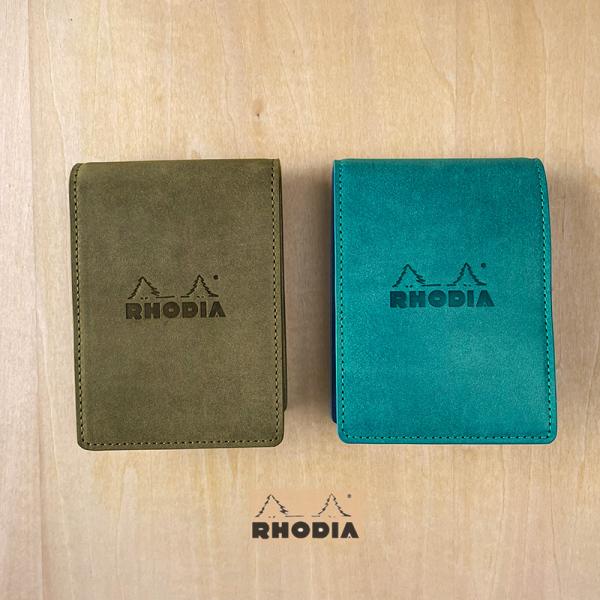 ロディア オーガナイザー システム手帳 ミニ３穴 ターコイズ カーキ 数量限定 RHODIA 方眼 ビジネス