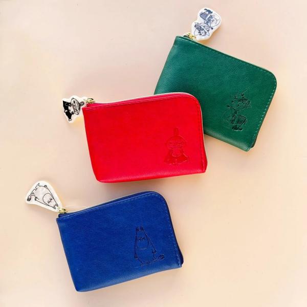 MOOMIN ムーミン Lパース 財布 ミニ財布 コインケース 小銭入れ アクセサリー入れ 薄型 ミニウォレット カードケース ハイタイド
