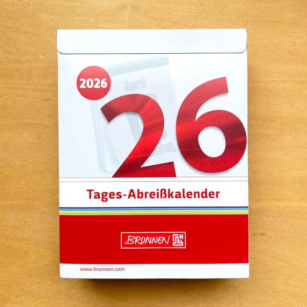 ブルネン 日めくりカレンダー 2026 No.5 BRUNNEN ドイツ シンプル