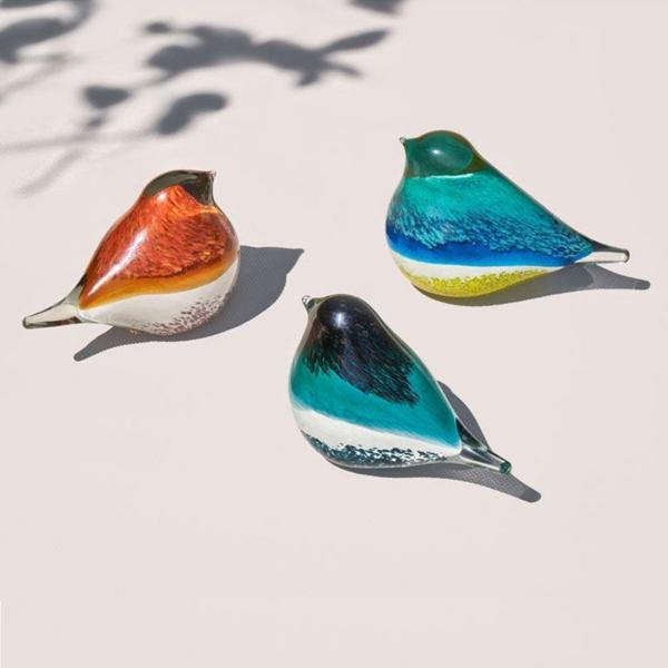 オクタエボ アトラスグラスバード OCTAEVO Atlas Glass Bird ガラス オブジェ ペーパーウェイト インテリア