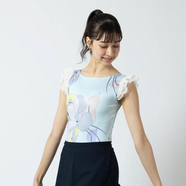 こちらの商品1点のみはネコポス送料無料 バレエ 大人 シルヴィ・ペタルレオタード 新国立劇場バレエ団 岸谷沙七優さん  ダンサーデザイン