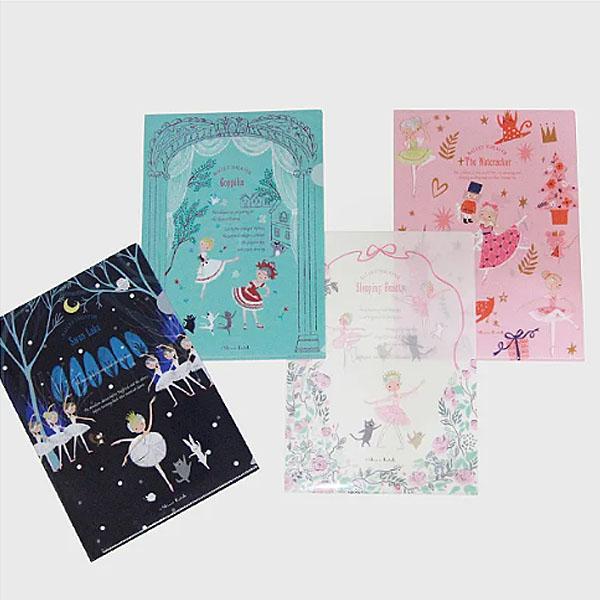 バレエ shinzi katoh シンジカトウ A4クリアファイル  バレエシアター 発表会 雑貨 プレゼント 文具