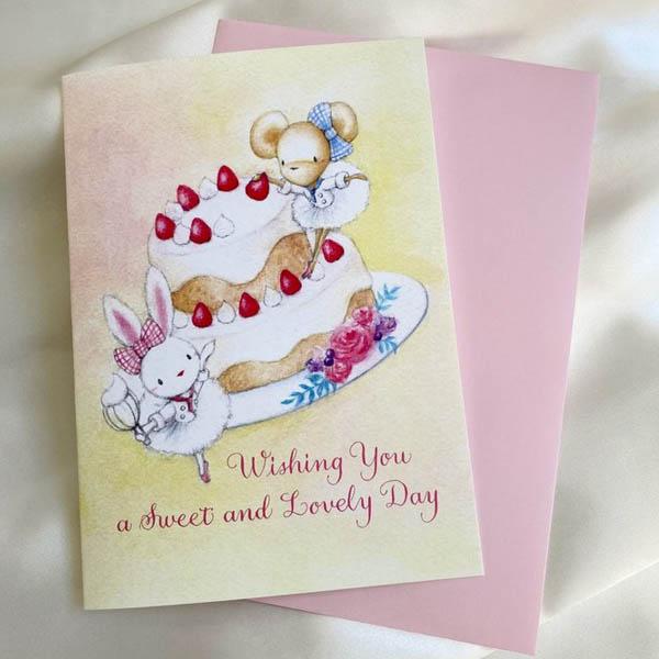 エミリーはちいさなバレリーナ　グリーティングカード 　バレエ　バレリーナ 発表会 プレゼント 雑貨  手紙