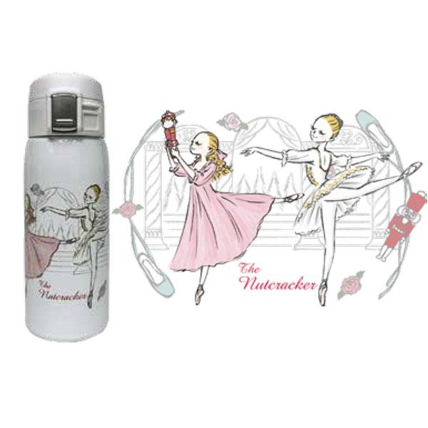 イツコルベイユ　ワンタッチサーモボトル 360ml　 ボトル　水筒　 発表会 バレエ　プレゼント　ステンレスボトル