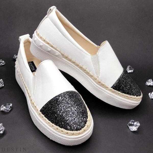 スリッポン レディース 厚底 おしゃれ 歩きやすい 疲れない スニーカー フラット ぺたんこ 黒 ラメ Buyee Buyee 提供一站式最全面最專業現地yahoo Japan拍賣代bid代拍代購服務 Bot Online