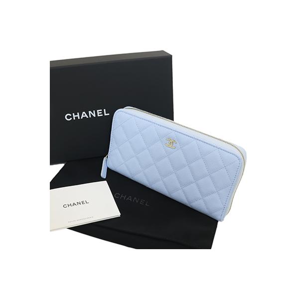 CHANEL シャネル ロング ジップ ウォレット AP0242 グレインド CHANEL シャネル ロング ジップ ウォレット AP0242 グレインド