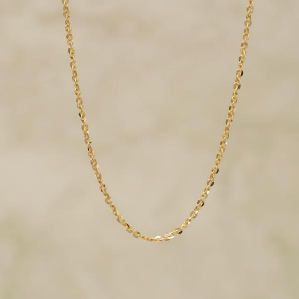 �y8/30����3500�~OFF�N�[�|���L�z18���l�b�N���X k18 �l�b�N���X 18�� ���f�B�[�X �`�F�[�� �l�b�N���X�`�F�[�� �������`�F�[�� 1.2mm�� 18k 18 �� ���i�摜1