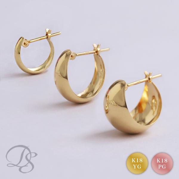 バーニーズニューヨーク ゴールドフープピアス5㎝ 18K 18K イエローゴールド フープピアス VG18E4544A | Costco Japan