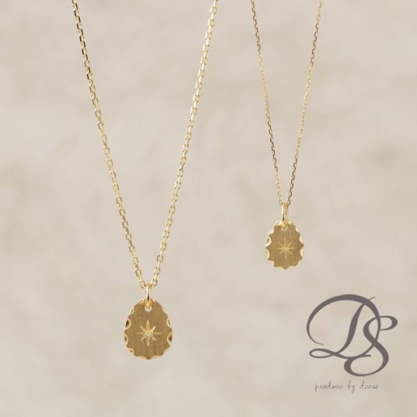 【値下げ】18金BOXダイヤペンダントタップ　ユニセックス　大セール❣️ devas_scn-pe037-pair