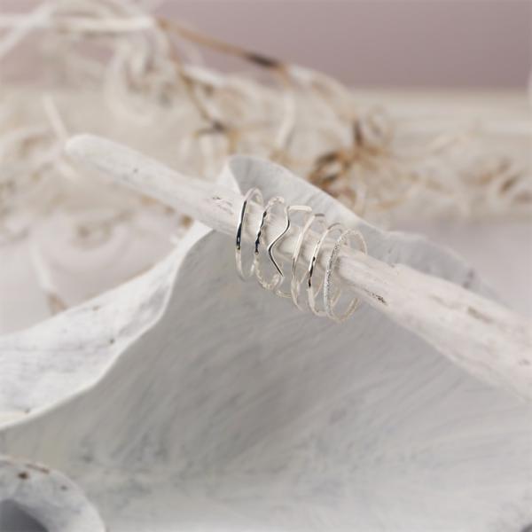 �V���o�[925 �����O Silver925 �s���L�[�����O �V���o�[�����O �E�F�[�u �X�^�[�_�X�g �Ɩ� �Ђ��` �w�� ���f�B�[�X �V���v�� �s���L�[ �S�[���h �ؚ� �ׂ� �ɍ� ���i�摜1