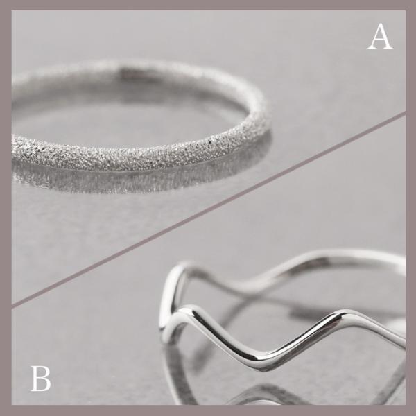 �V���o�[925 �����O Silver925 �s���L�[�����O �V���o�[�����O �E�F�[�u �X�^�[�_�X�g �Ɩ� �Ђ��` �w�� ���f�B�[�X �V���v�� �s���L�[ �S�[���h �ؚ� �ׂ� �ɍ� ���i�摜3
