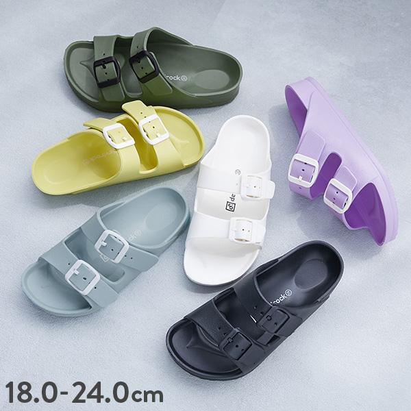 devirock 子供服 ツーバンドサンダルキッズ 男の子 女の子 シューズ