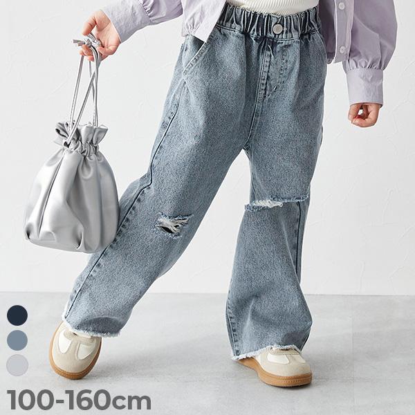 ケミカル ダメージ ストレートデニム