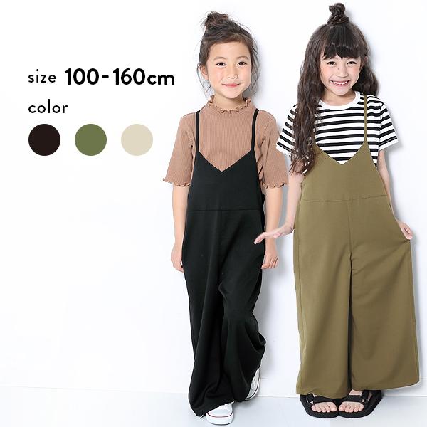 子供服 キャミサロペット キッズ 女の子 セットアップ オールインワン Devirock デビロック Devirock Paypayモール店 通販 Paypayモール
