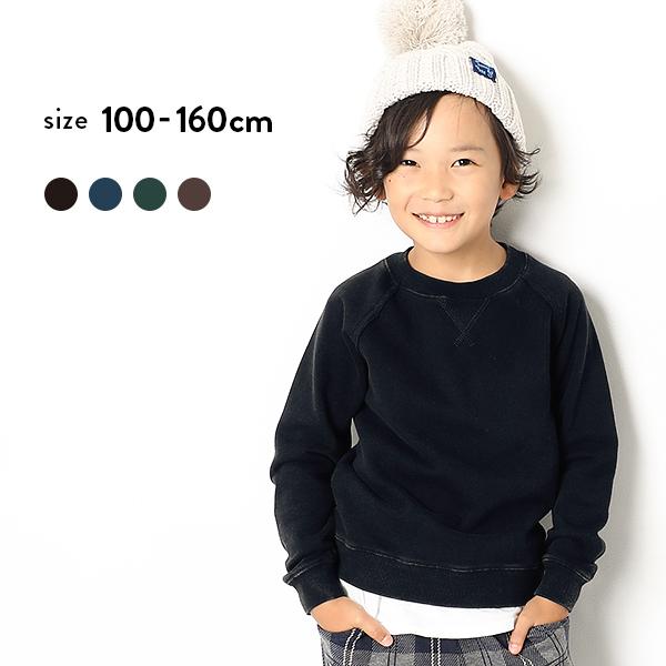 アウトレット 子供服 トレーナー キッズ スウェットピグメント加工トレーナー ルームウェア 男の子 女の子 トップス デビロック Devirock 送料無料 Devirock Paypayモール店 通販 Paypayモール