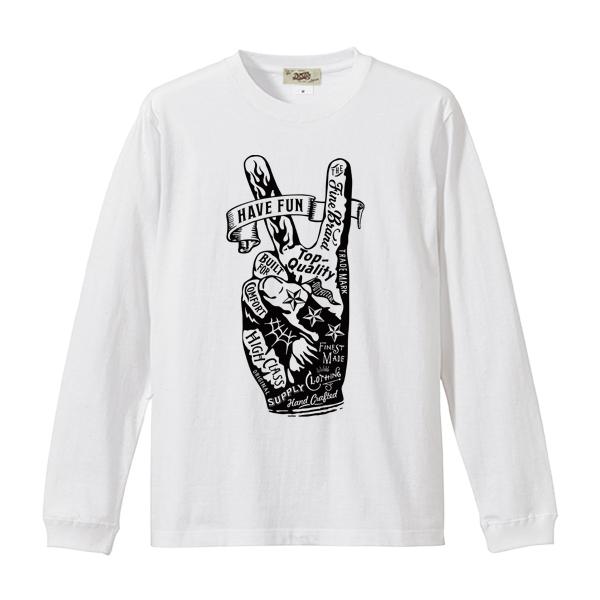 ピース柄 ロングスリーブtシャツ タトゥー 長袖 メンズカジュアル スケーター ストリート Lst D2136 Dexter Works Yahoo Shop 通販 Yahoo ショッピング