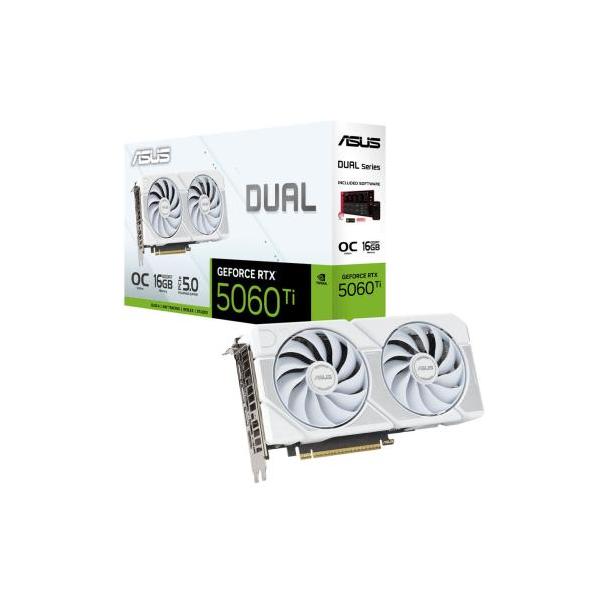 エイスース / ASUS DUAL-RTX5060TI-O16G-WHITE [PCIExp 16GB] : ディー