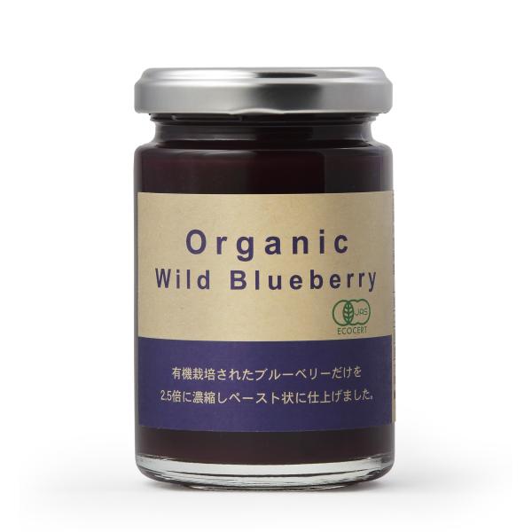 ■商品情報●商品名：オーガニックワイルドブルーベリー●名称：有機ブルーベリーペースト●原材料名：カナダ・ケベック州産オーガニックワイルドブルーベリー●内容量：１４５ｇ●賞味期限：製造日より365日●保存方法：直射日光を避けて常温保存して下さ...