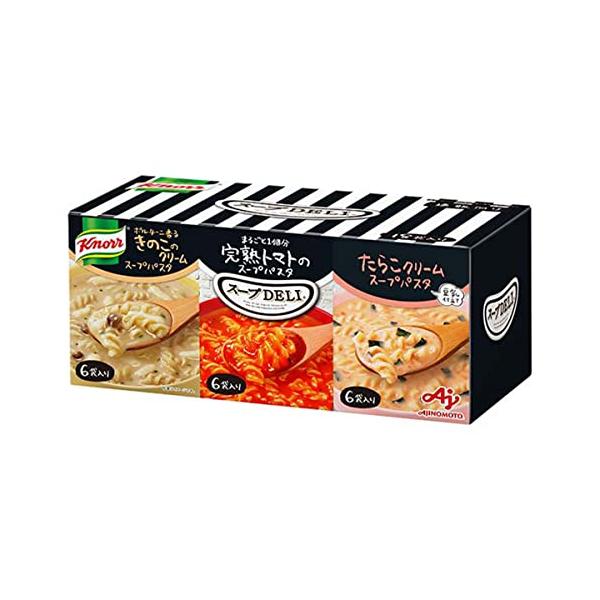 クノール スープDELI バラエティボックス 18袋入 トマトきのこたらこ