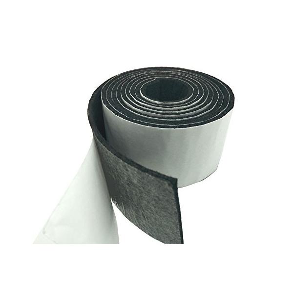Tetedeer 床のキズ防止テープ 自由にカットして使用可 幅5cm 長200cm (ブラック)
