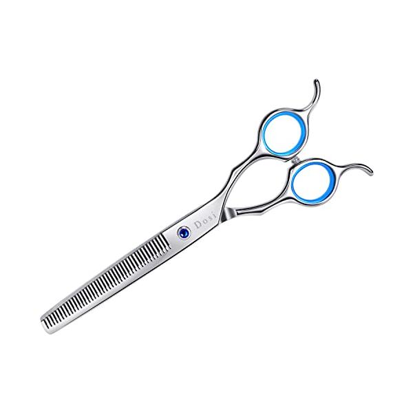 【切れ味抜群、耐久】高硬度ステンレス素材なので、高級感あり錆びにくい仕様なので長くお使いいただきます。通常のステンレスハサミに比べ錆びにくさが格段に違います。【対称ハンドル】このカーブハサミは左手と右手の両方に使用できます。持ち手リング部分...