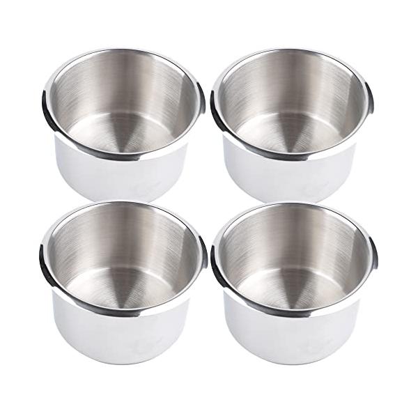 ドリンクホルダーは高品質のステンレススチール製です。 最高の防錆、耐食性と光沢のある仕上がりです。あなたの凹型カップホルダーを簡単に交換することができます。 何度でも使用できます。 滑らかな表面で、掃除がしやすい。埋め込み式カップホルダーは...