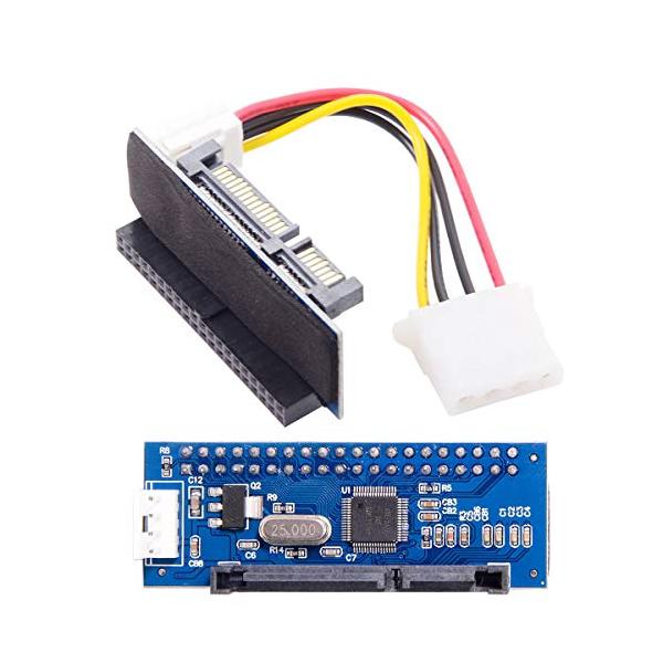 他サイト： JSER IDE/PATA 40ピンディスクSATAメス変換アダプター PCBA デスク&amp;3.5インチハの商品画像