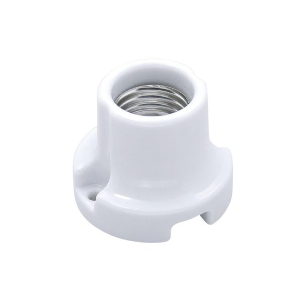 他サイト： エルパ (ELPA) 磁器レセップ 電球 ソケット 照明 300V/6A E26 ブラック SB-2618Hの商品画像