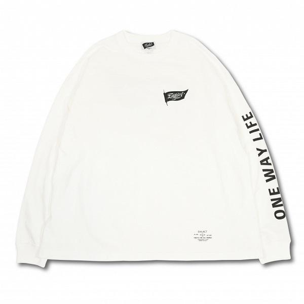 EVILACT Old Flag big silhouette T's L/S ビッグシルエット EVILACT Old Flag big silhouette T's L/S ビッグシルエット