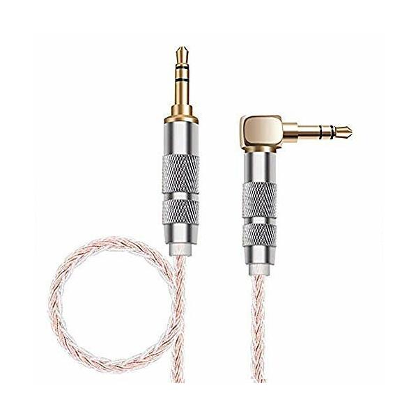 Skw 高音質auxオーディオケーブル 片側l型 3 5mmステレオミニプラグヘッドホンケーブル 車 Iphone Android 長さ0 5mの価格と最安値 おすすめ通販を激安で