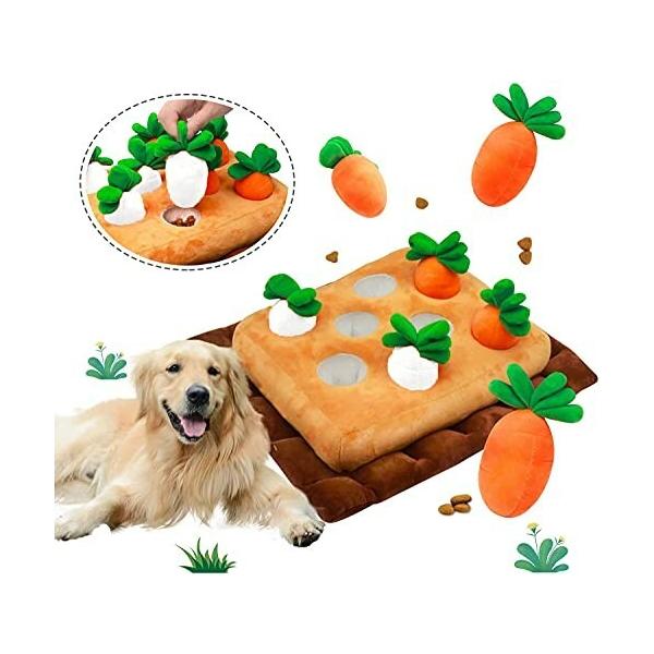 ペットおもちゃ にんじん ノーズワーク おやつ隠し 訓練毛布 ペット 犬 分離不安 ストレス解消 集中力向上 嗅覚訓練 おもちゃ 運動不足 食いすぎる対策 噛む 知育 8個にんじん にんじん野菜畑を引っ張る02の価格と最安値 おすすめ通販を激安で