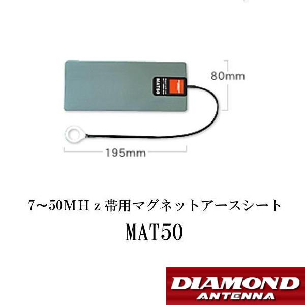 第一電波工業 アースシート マグネット MAT50 7〜5MHz帯用