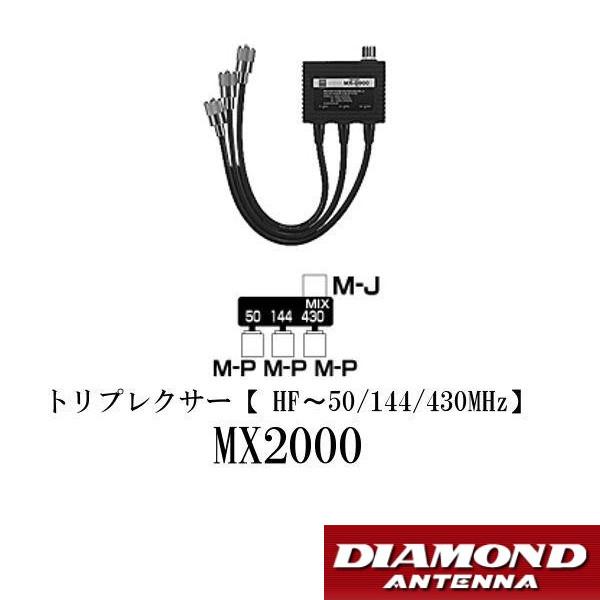 第一電波工業 MX2000 ダイヤモンド トリプレクサー (HF〜50/144 第一電波工業 MX2000 ダイヤモンド トリプレクサー (HF〜50/144