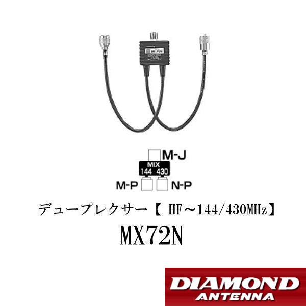 MX72N デユープレクサー【 HF〜144/430MHz】RoHS 第一電波工業 MX2000