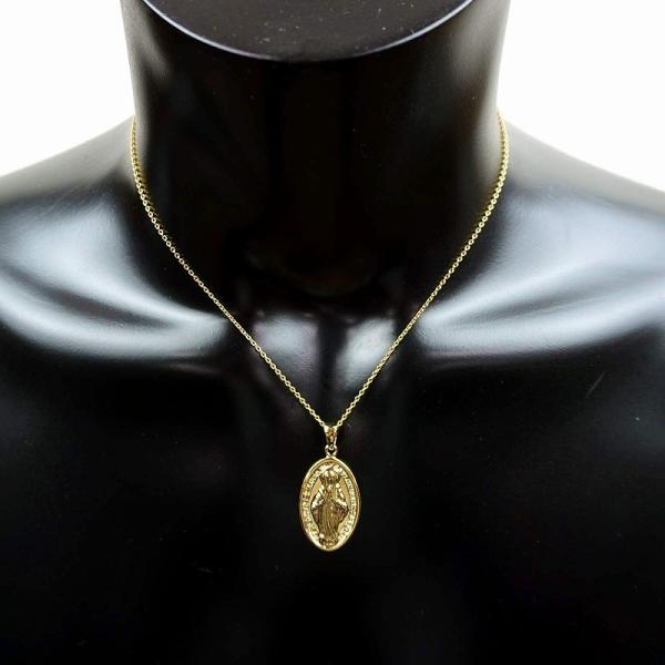ブランド ブランド Blackdia マリア メダイ 925 60 Off メンズ ネックレス 18k コイン ゴールド シルバー レディース Gp 925 60 Off L ネックレス