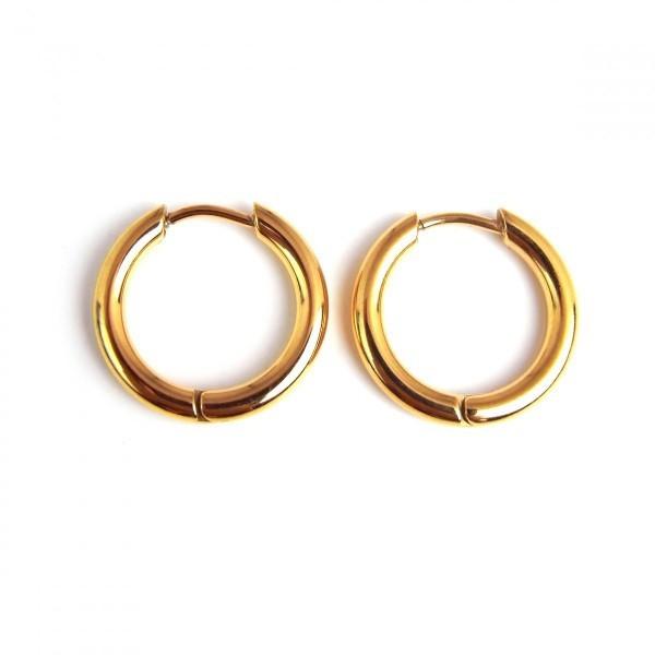 人気 メンズ ブランド Sbg ゴールド ステンレス フープ ピアス 12mm 両耳 金 アレルギー対応 三代目 登坂広臣 岩田剛典 Sbg 192 Sbg Official Store 通販 Yahoo ショッピング