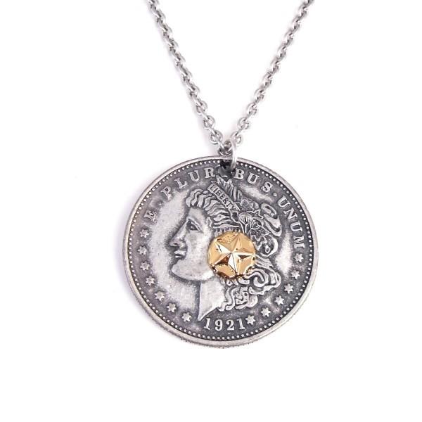 ネックレス メンズ ブランド シンプル おしゃれ Sbg 星平打ち スター コイン ネックレス Buyee Buyee 日本の通販商品 オークションの代理入札 代理購入