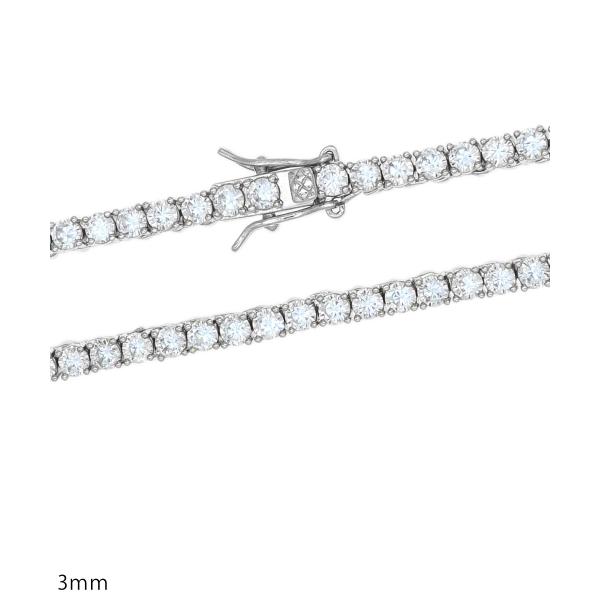 ネックレス メンズ テニス チェーン 細め 高級 ジルコニア 18K ネックレス メンズ テニス チェーン 細め 高級 ジルコニア 18K