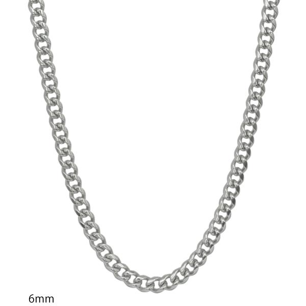 喜平 チェーン ネックレス 幅 8mm メンズ SBG ブランド 中折れ