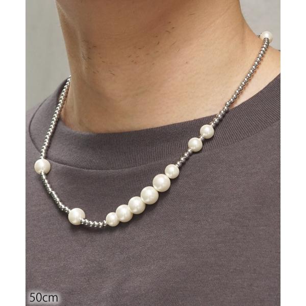 ネックレス メンズ レディース ブランド SBG パール ボールチェーン